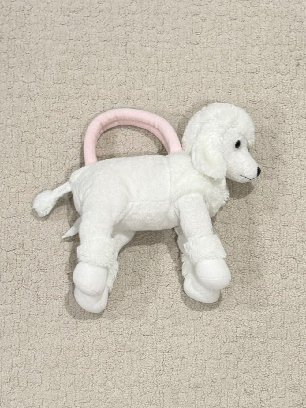 Kids Stuffed Animal Poodle Purse